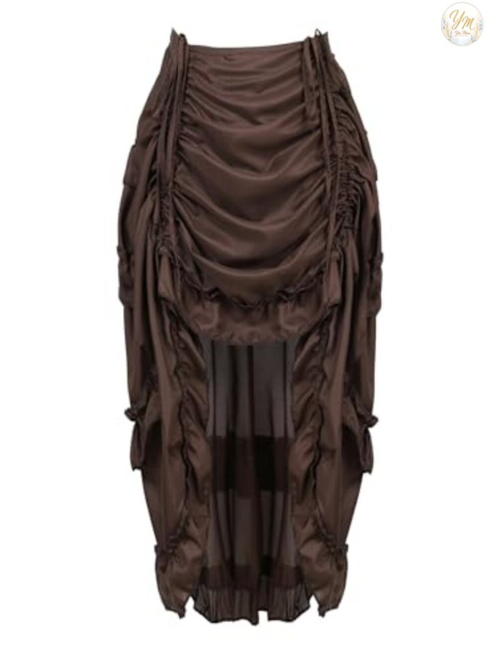 Renaissance Pirate Skirt Steampunk High Low Plus Size Cosplay Costume